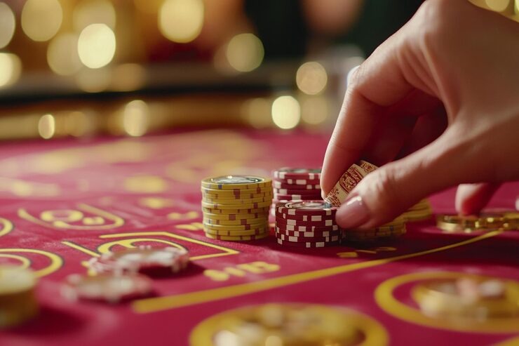 ezio mobile app interface showing live blackjack table on Android phone